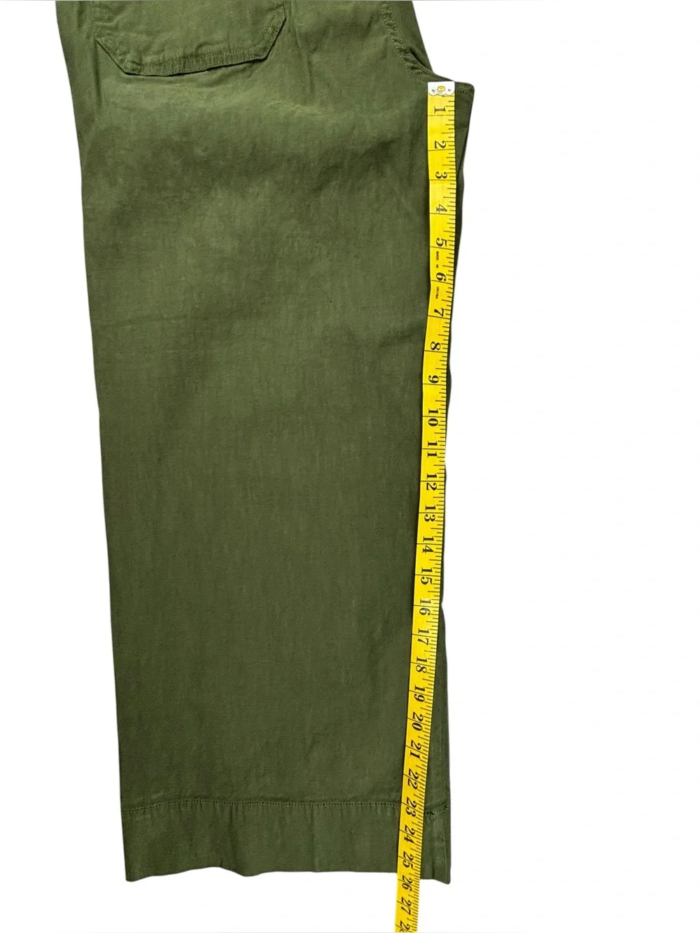 Maeve | The Collette | Linen Crop Wide Leg Pants | Size 30 - Picture 8 of 9
